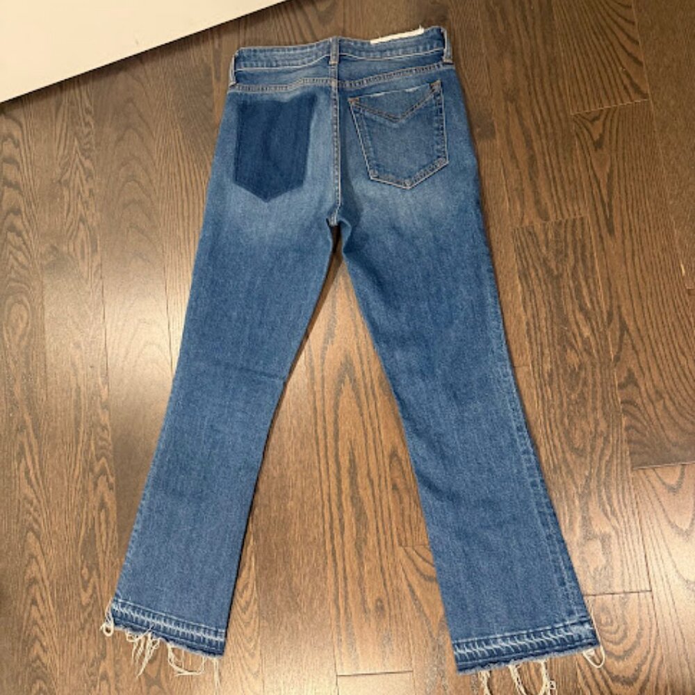 Derek Lam 10 Crosby Gia Mid-Rise Cropped Flare Jeans - Picture 6 of 9